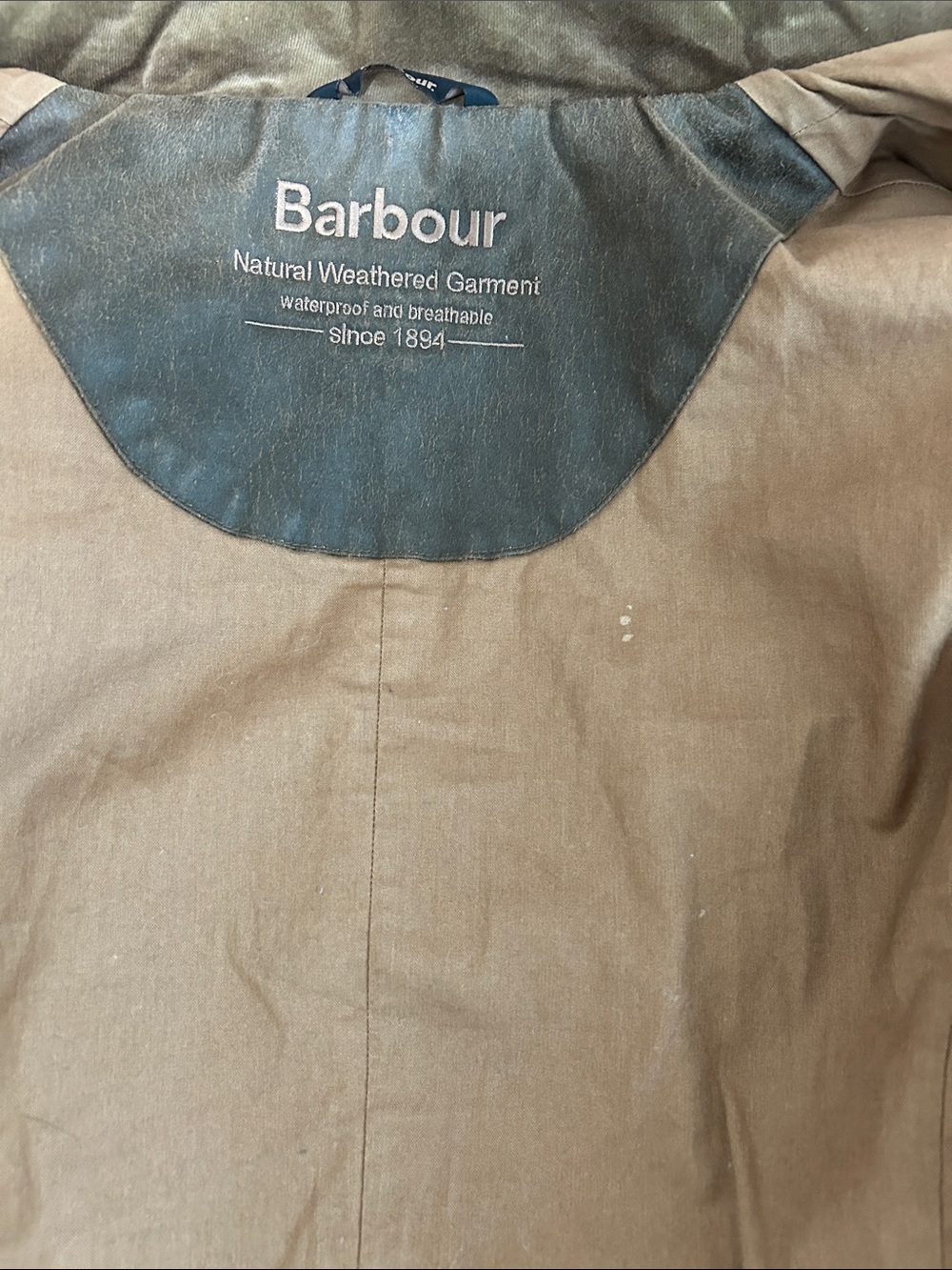 Women’s Barbour Brown Field Jacket with Stand Collar Size US 10 EUC - Picture 7 of 9